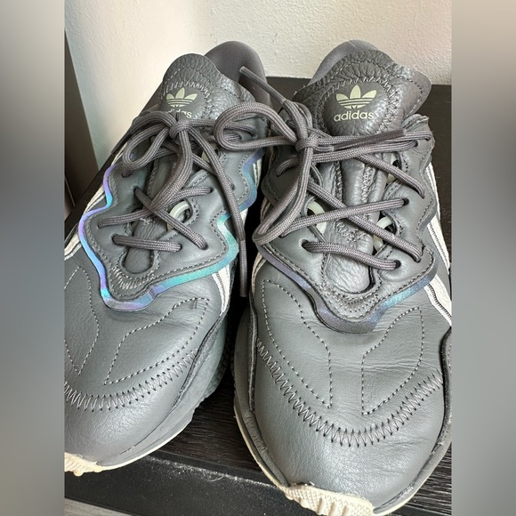 ADIDAS ORIGINALS Grey Ozweego Sneakers - Picture 6 of 6